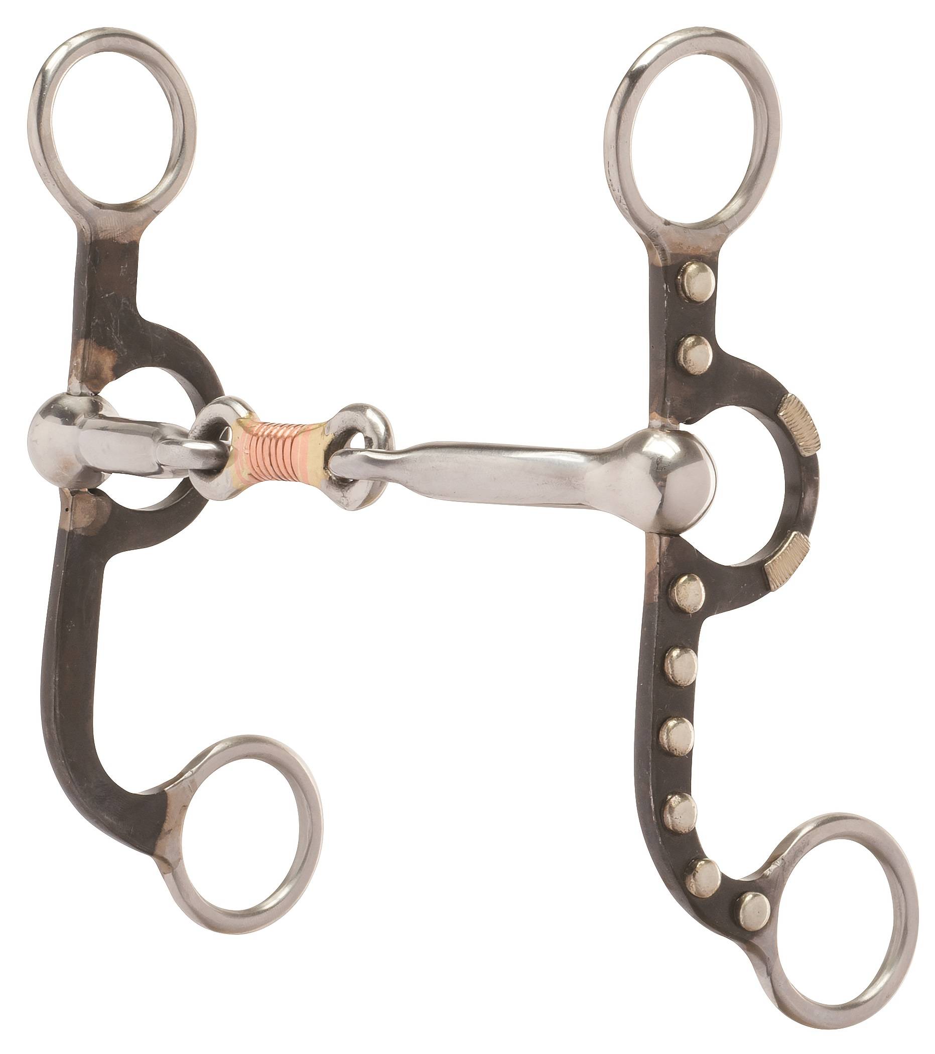 Weaver Professional Argentine Bit with  Sweet Iron Copper Dogbone Mouth