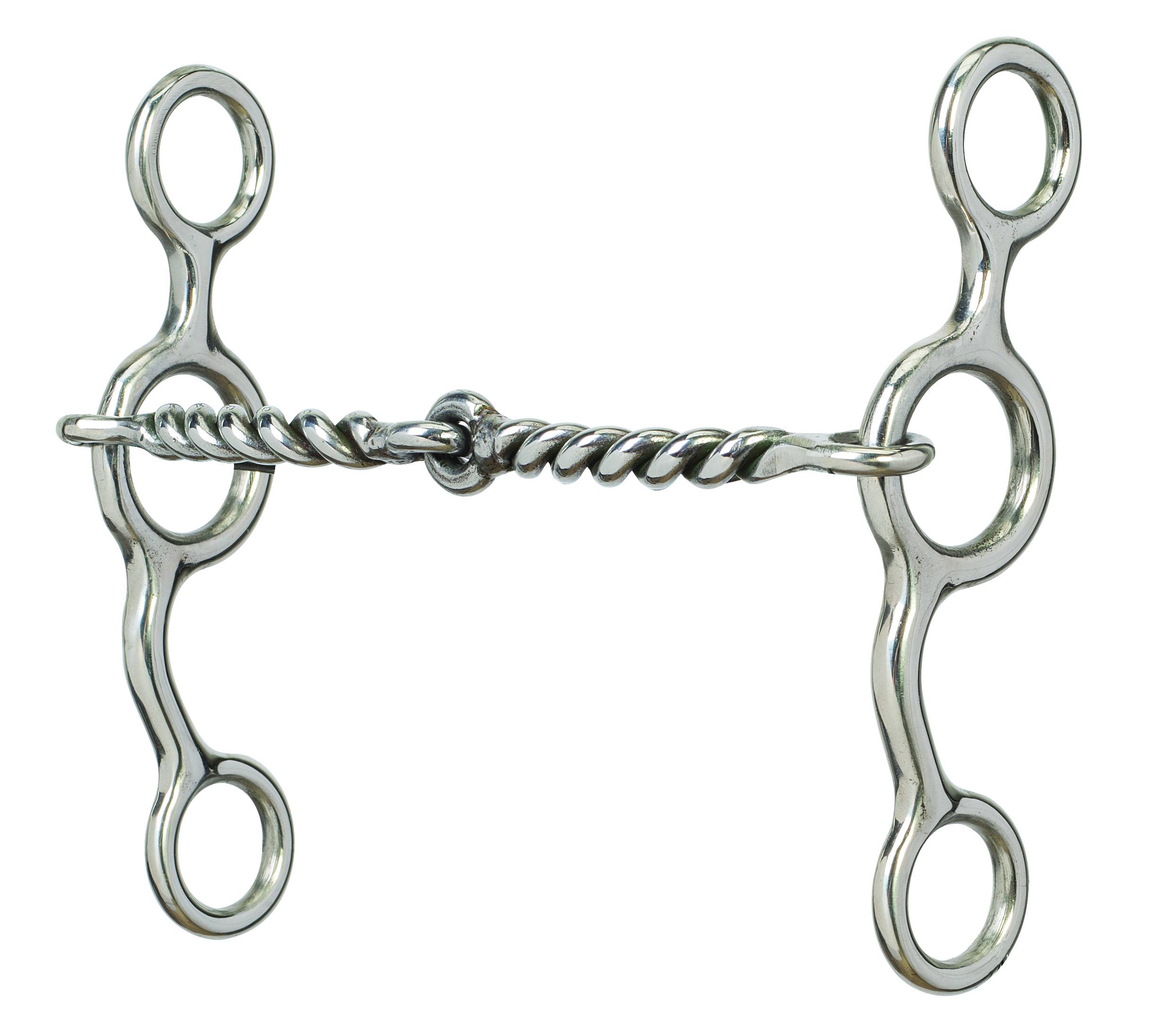 Weaver All Purpose Bit with  Sweet Iron Twisted Wire Snaffle Mouth