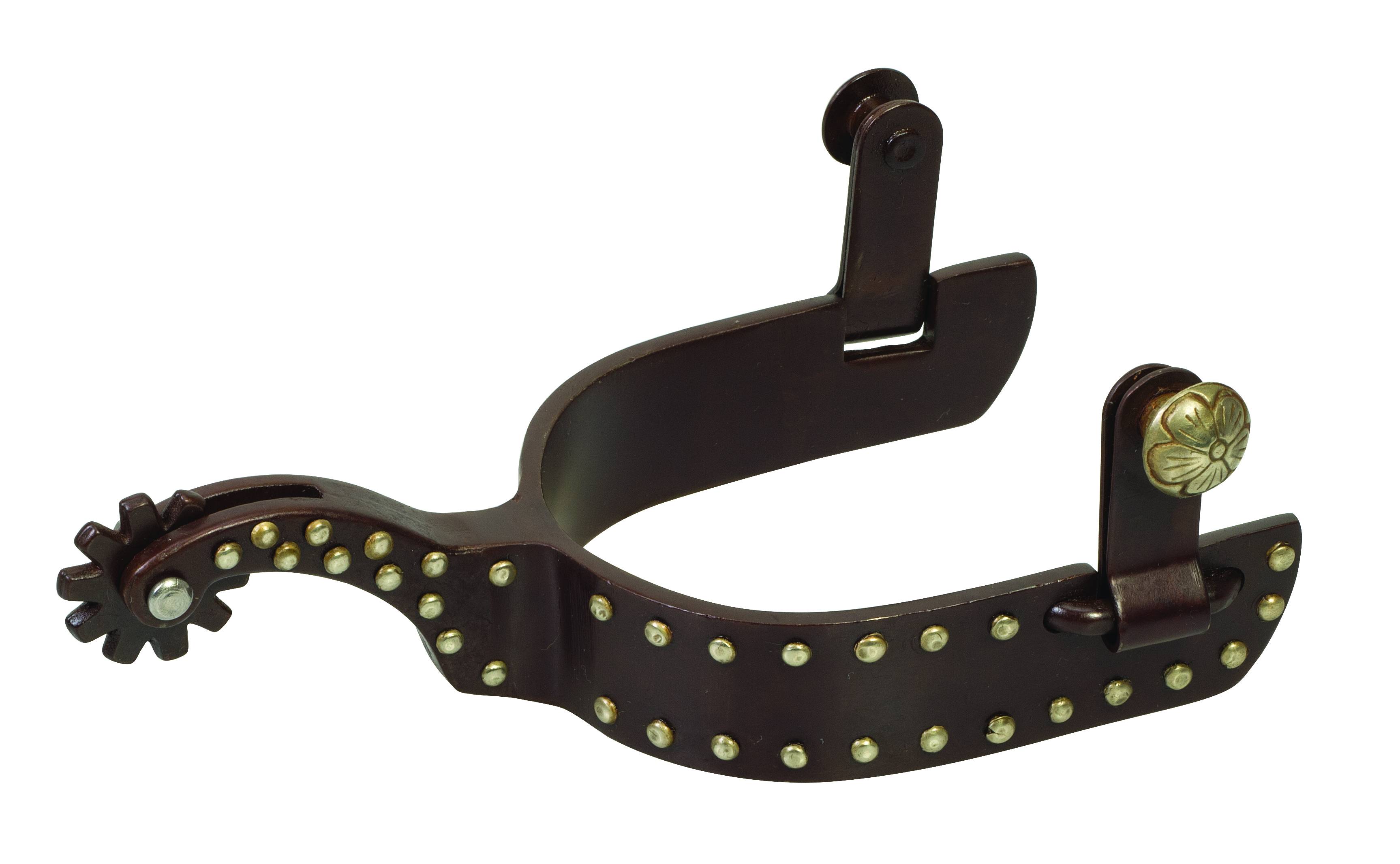 Weaver Men's Spurs with Replaceable Rowels - Dotted Accents