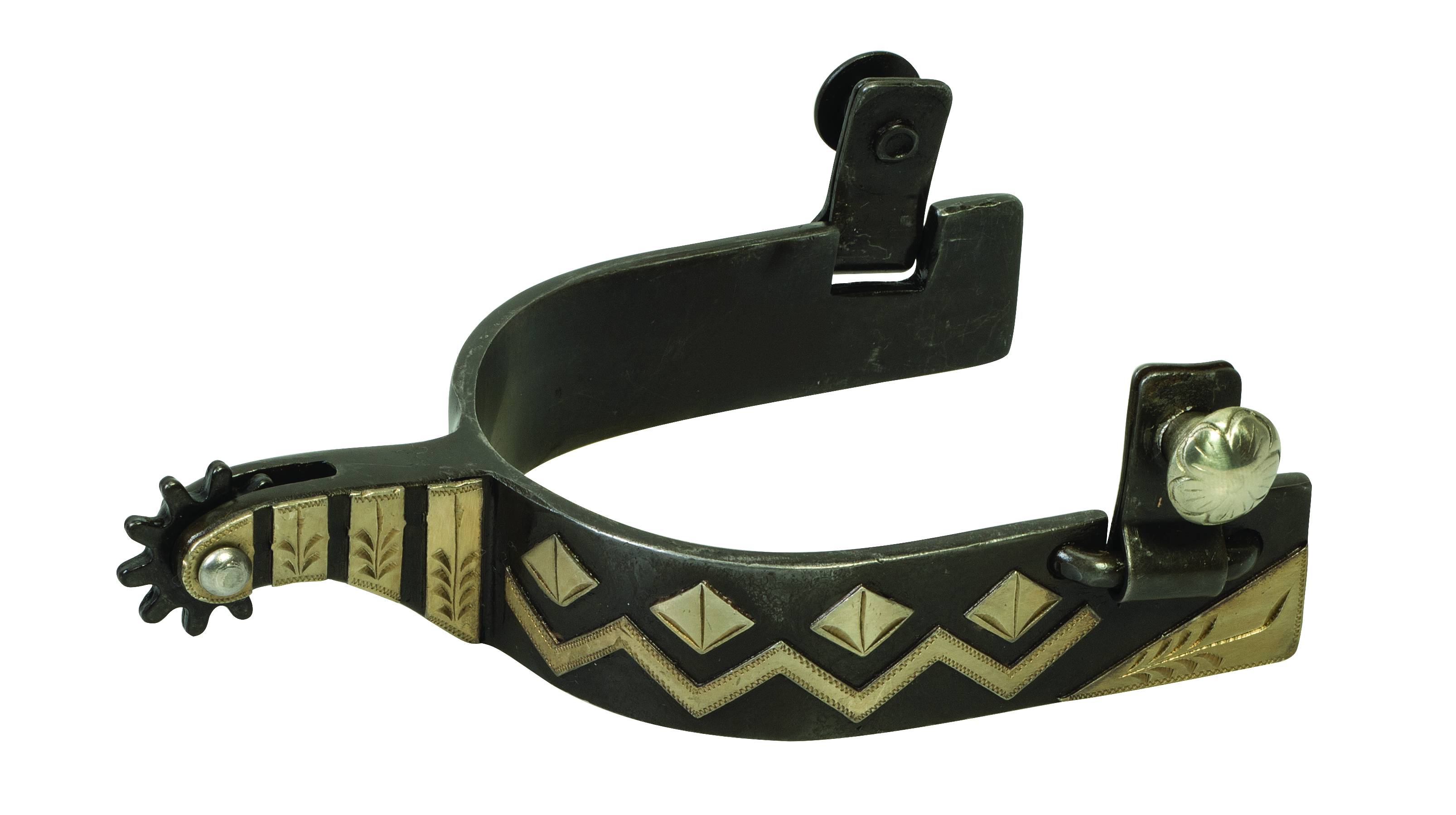 Weaver Men's Spurs with Replaceable Rowels - 10 Point