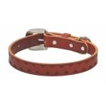 Weaver Chevron Hand Tooled Dog Collar