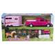 Pink Truck & Small Trailer Set