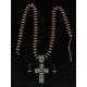 Blazin Roxx Large Copper Bead Cross Jewelry Set
