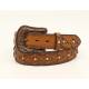 Ariat Ladies Floral Dot Western Belt And Buckle