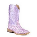 Roper Kids Bling Square Toe Western Boots