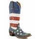 Roper Ladies Americana Flag Snip Toe Western Boot