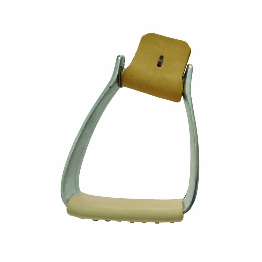 Slanted Wide Aluminum Stirrup | HorseLoverZ