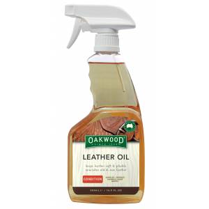 Nunn Finer Oakwood Leather Oil Bottle