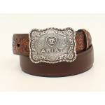 Ariat Boys Floral Tab Belt And Rectangle Buckle
