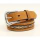 Ariat Boys Colorful Ribbon Overlay Belt And Buckle