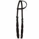 Circle Y One Ear Basket Tooled Headstall