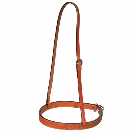 Circle Y Straight Floral Tooled Noseband
