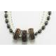 Western Edge Hair On Beaded Multi Strand Necklace