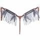 Silver Royal Zane Collection Breastcollar With Fringe