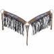 Silver Royal Delilah Collection Fringe Breastcollar
