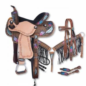 Silver Royal Delilah Collection 5 Piece Saddle Package