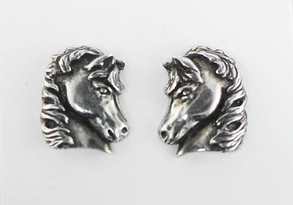 Finishing Touch Horse Head With Flowing Mane Earrings