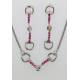 Finishing Touch Snaffle Bit Neck W/Crystal Stones Jewelry Set