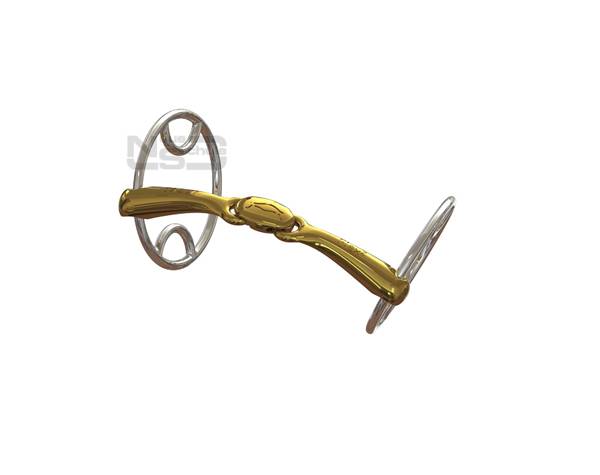 7023 BEV TT-XX-Large Neue Schule Turtle Top With Flex Beval Ring Snaffl sku 7023 BEV TT-XX-Large