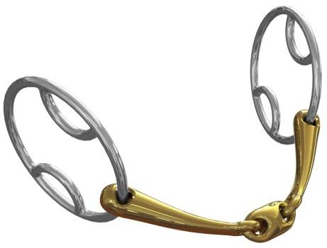 Neue Schule Pony Tranz Angle Lozenge Beval Ring - 10MM - 45MM Shank