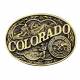 Montana Silversmiths Colorado State Heritage Attitude Buckle