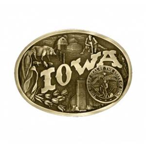 Montana Silversmiths Iowa State Heritage Attitude Buckle