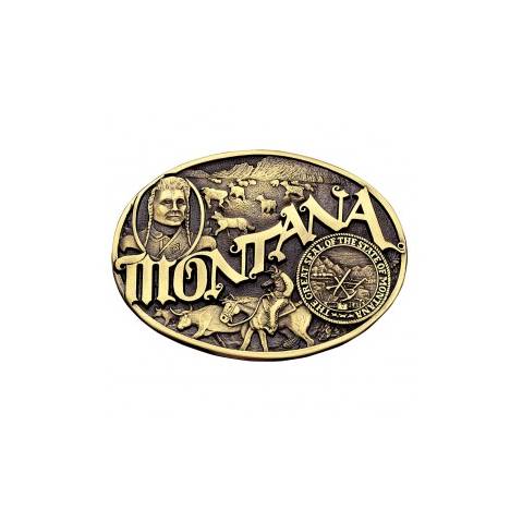 Montana Silversmiths State Heritage Attitude Buckle