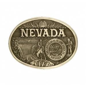 Montana Silversmiths Nevada State Heritage Attitude Buckle