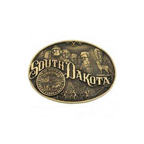 Montana Silversmiths South Dakota State Heritage Attitude Buckle