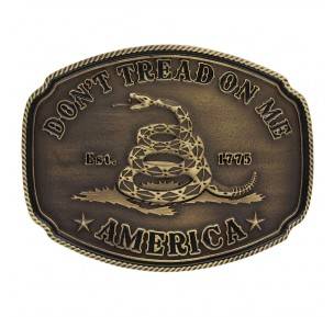 Montana Silversmiths American Gadsden Don't Tread On Me Heritage Attitude Buckle