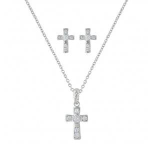Montana Silversmiths A Mark Of Faith Cross Jewelry Set