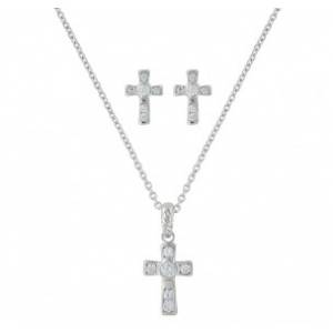Montana Silversmiths A Mark Of Faith Cross Jewelry Set
