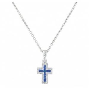Montana Silversmiths Faith Found In The River Lights Cross Necklace