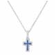 Montana Silversmiths Faith Found In The River Lights Cross Necklace