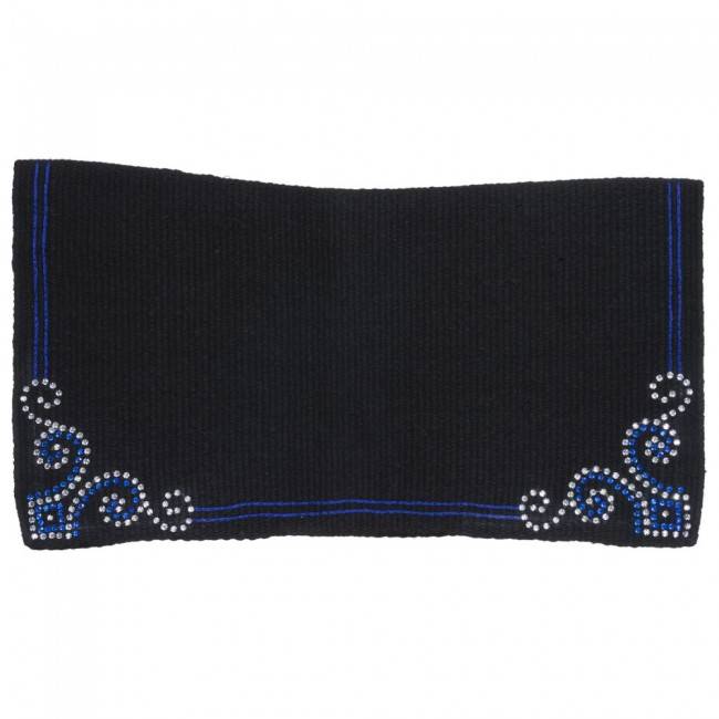 Tough-1 Crystal Arrow Contour Wool Saddle Blanket