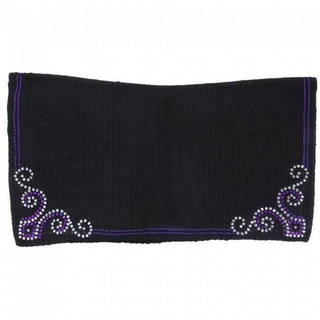 Tough-1 Crystal Arrow Contour Wool Saddle Blanket