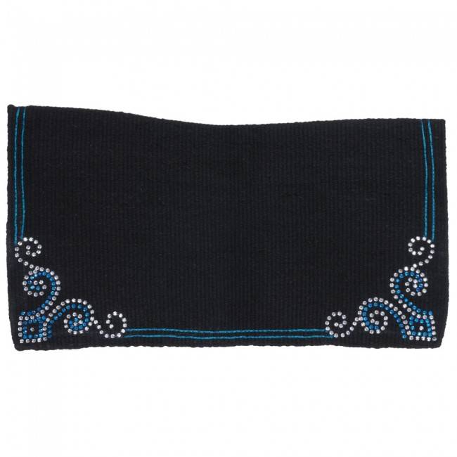 Tough-1 Crystal Arrow Contour Wool Saddle Blanket