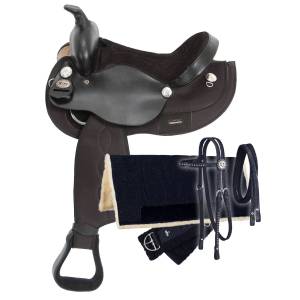 Eclipse by Tough 1 Krypton Round Skirt Trail Saddle Package