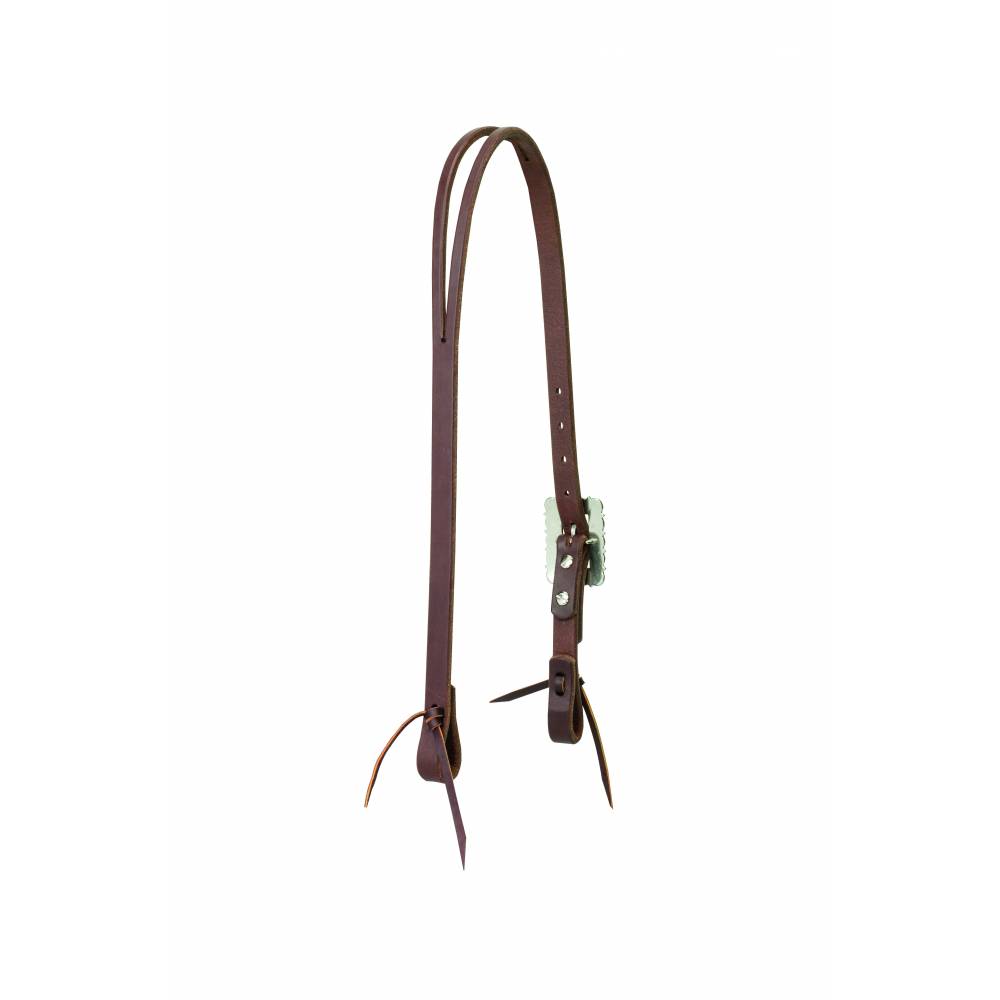 Weaver Working Cowboy Slit Ear Headstall Scalloped Horseloverz