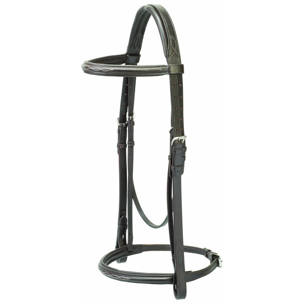 Weaver Padded English Bridle With Reins HorseLoverZ