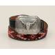 Ariat Mens Horse Hair Braid Embellished Belt And Buckle
