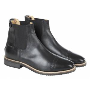 Huntley Equestrian Ladies Classic Leather Zipper Paddock Boots