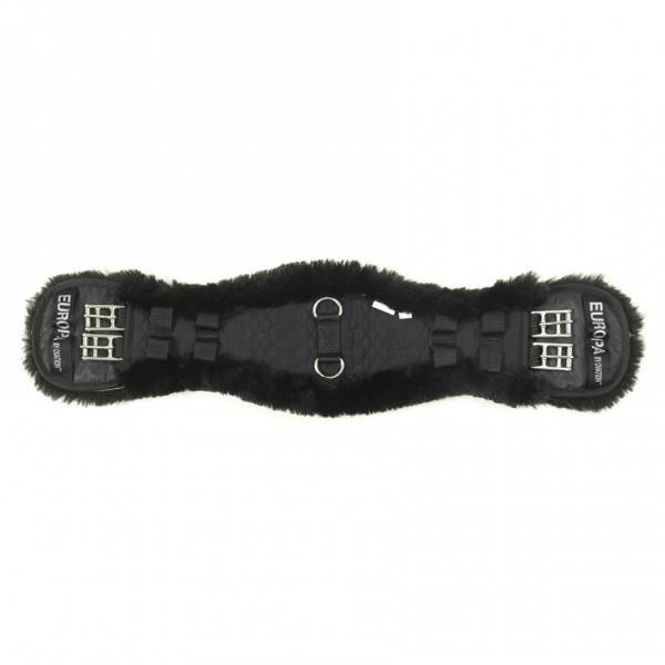 470217BKBK 30 Europa Sheepskin CTR Dressage Girth sku 470217BKBK 30