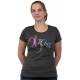 2kGrey Ladies Ride with Passion Tee Shirt