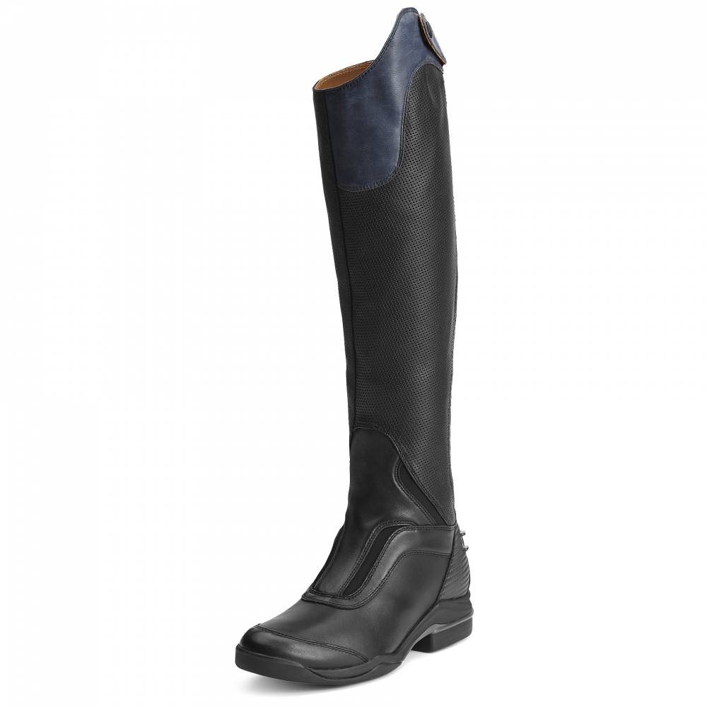 Ariat Ladies V Sport Zip Tall Field Boots - Black | HorseLoverZ