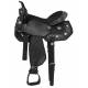 Eclipse by Tough-1 Starlight Collection Spur Rowel Concho Miniature Trail Saddle