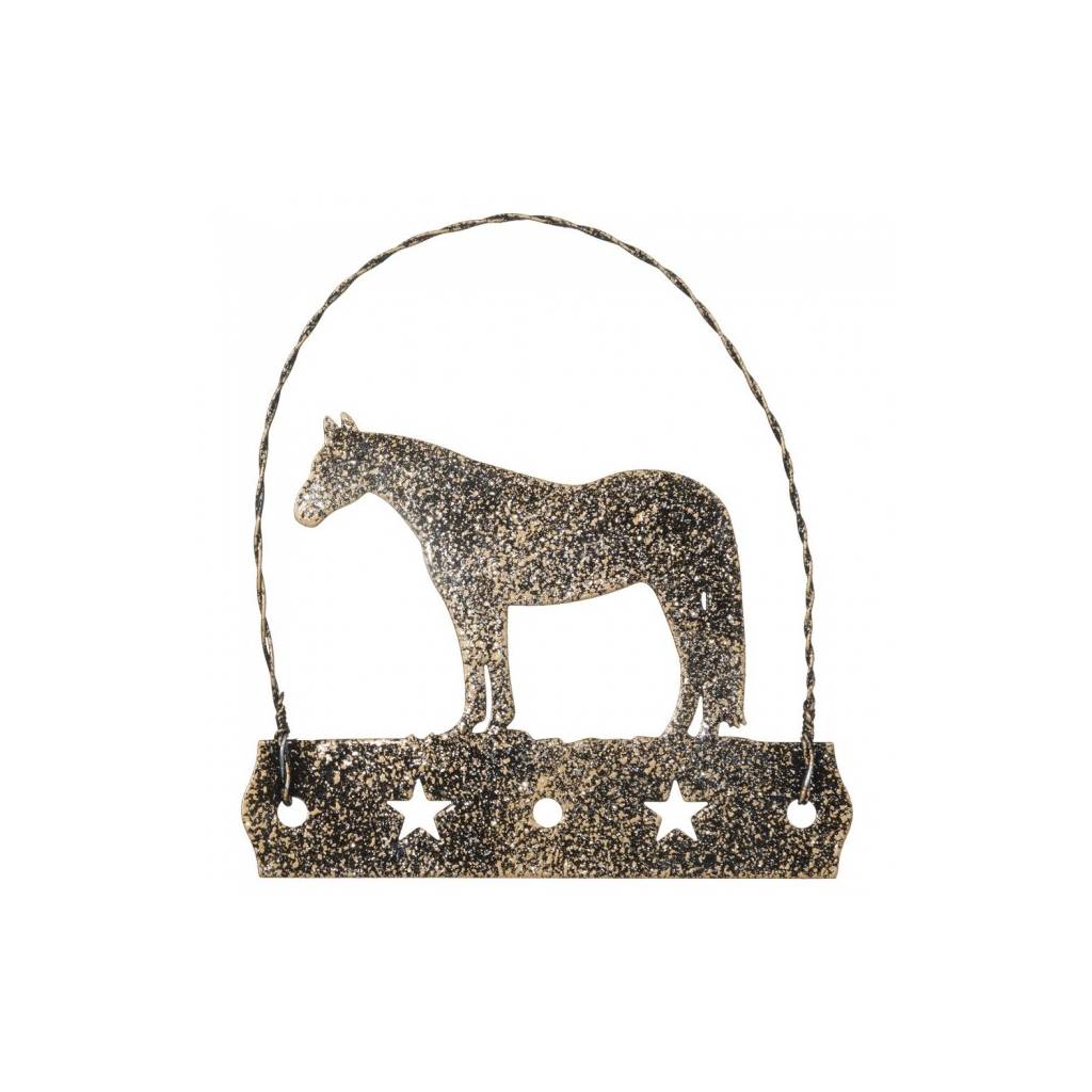 Tough 1 Equine Motif Glitter Finish Ornament - Quarter Horse