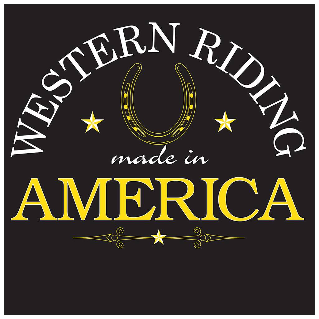Sound Equine Adult Western Riding Made In America Tee Shirt