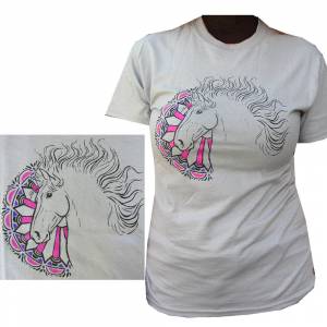 Sound Equine Ladies Carousel Horse Tee Shirt