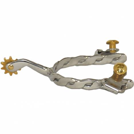 Reinsman Diamond R Twisted Spur